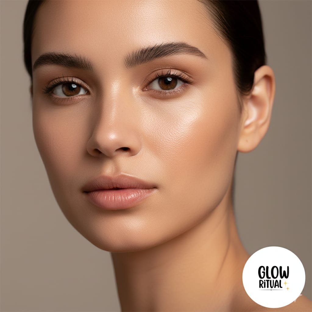 a lady with normal skin