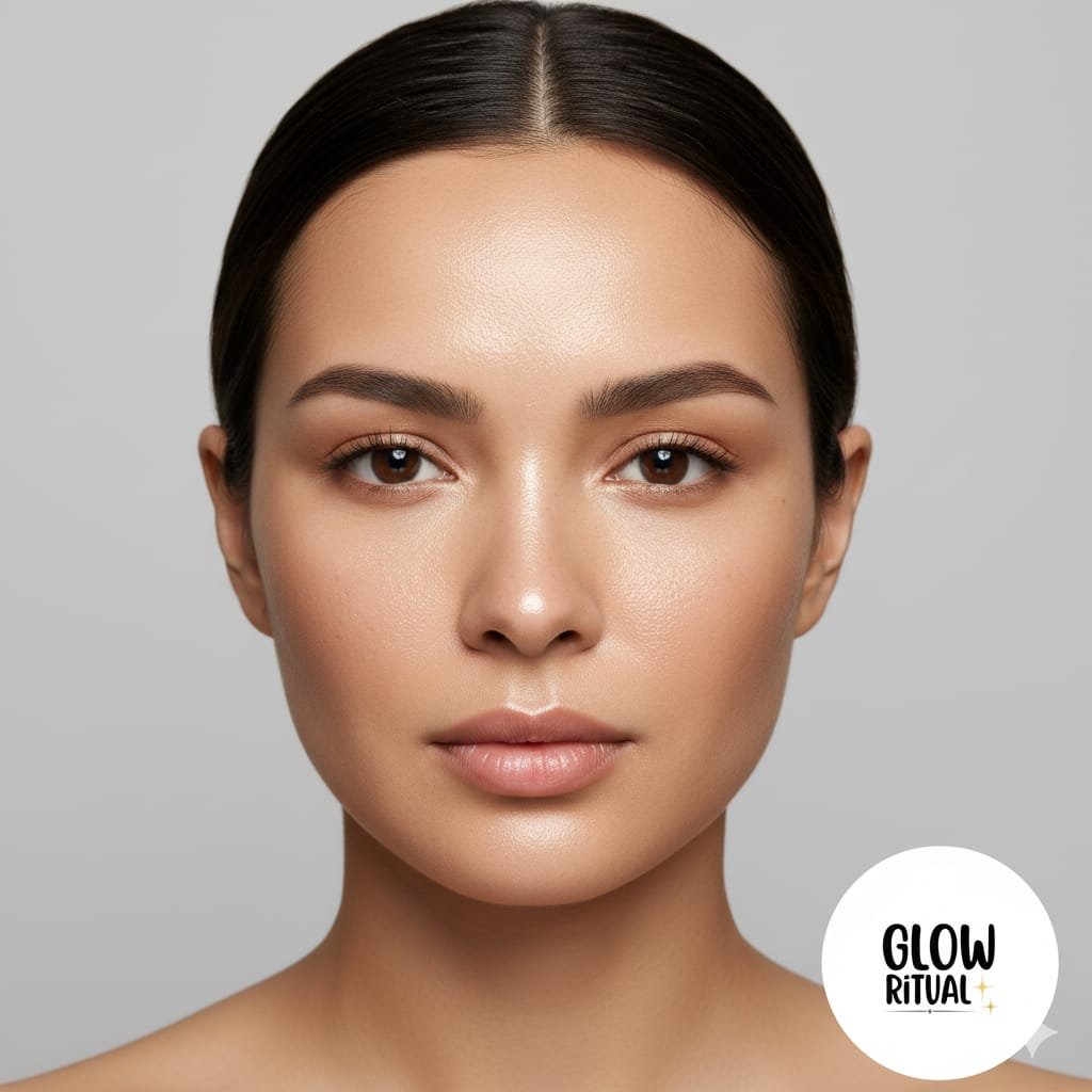 a women with oily skin