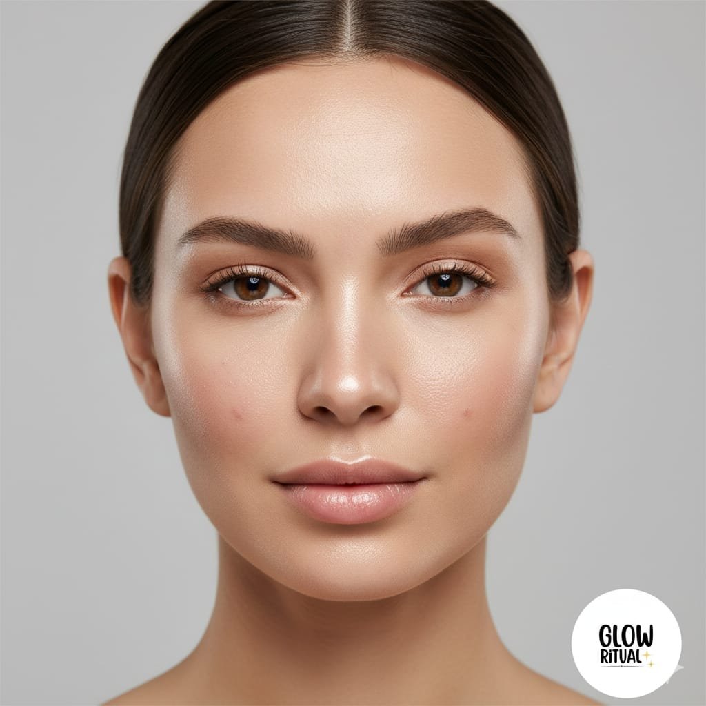 a women with acne prone skin